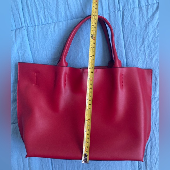 Co-lab red leather bag - Picture 9 of 9